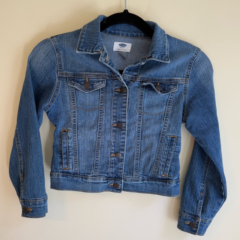 Old Navy Girls Classic Blue Jean Jacket *GOOD USED CONDITION*